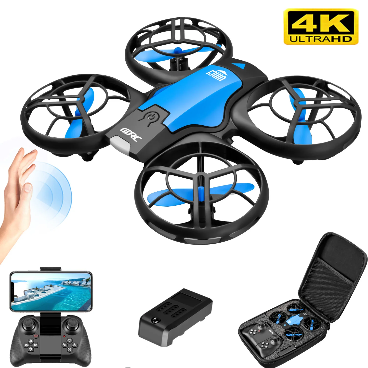 Drone Camera Professional - V8 신형 미니 드론 4K 프로페셔널