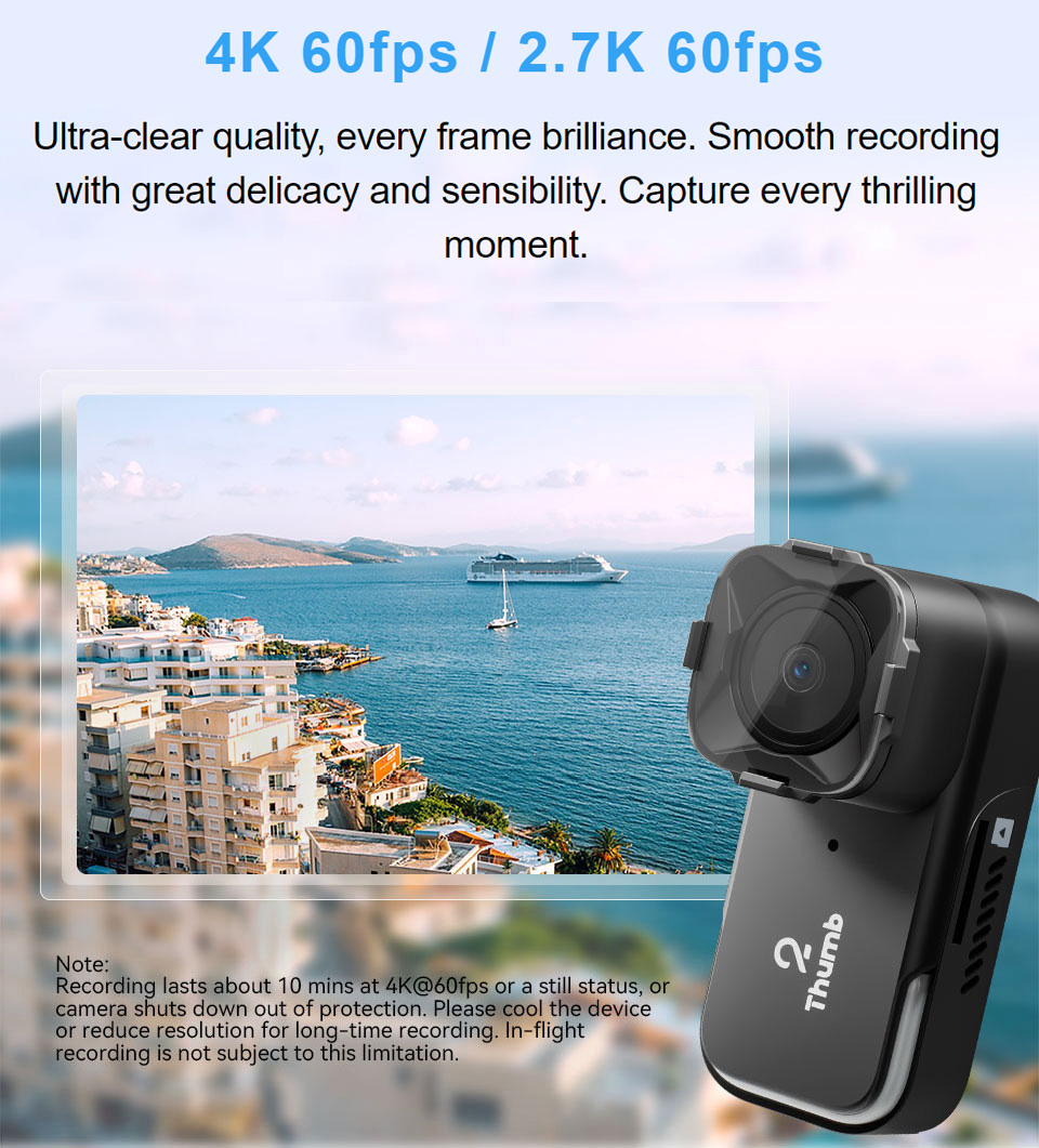 Drone Camera Hd - 새로운 버전 RunCam Thumb 2 4K