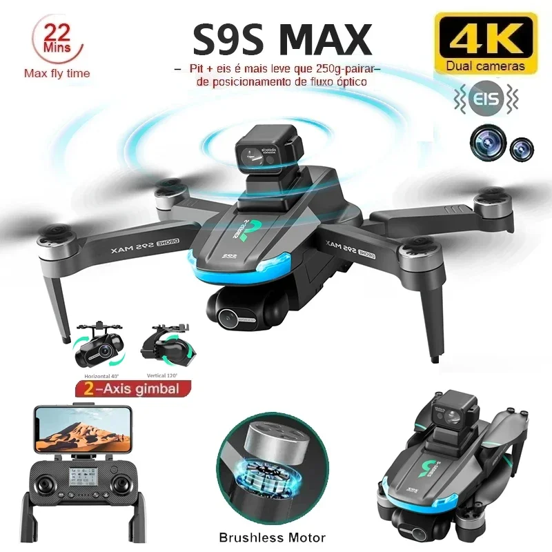 Drone Camera Lens - 새로운 S9S MAX 미니 드론 4K