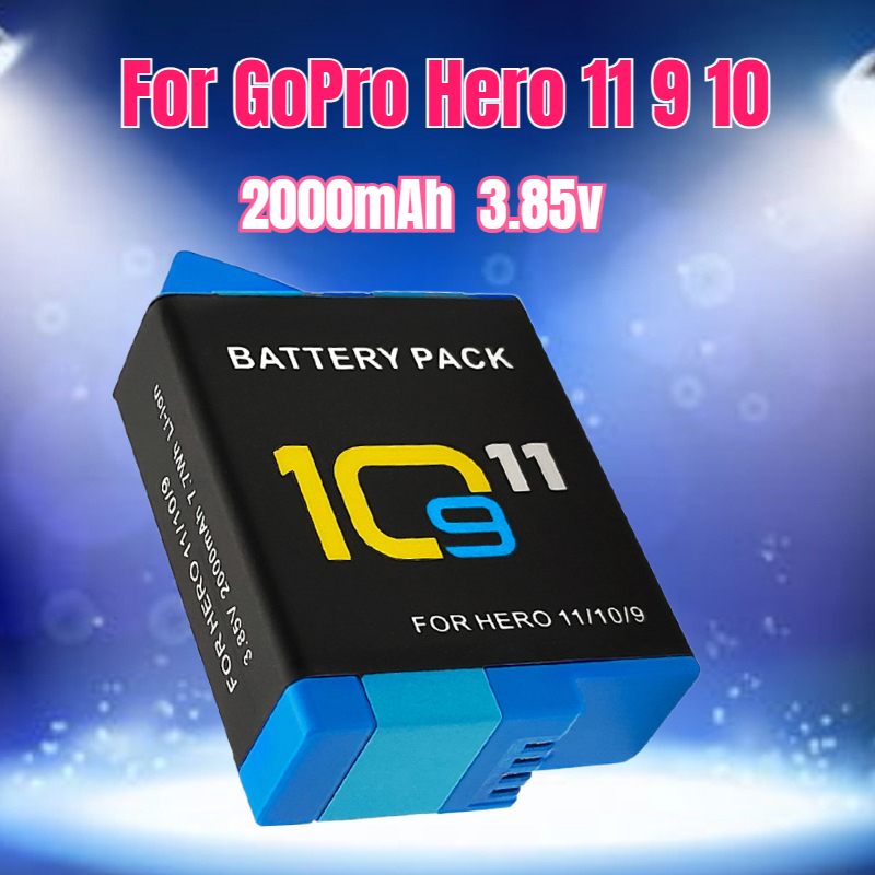 Drone Camera Action - 3.85V 2000mAh 배터리, 고프로 히어로 10,