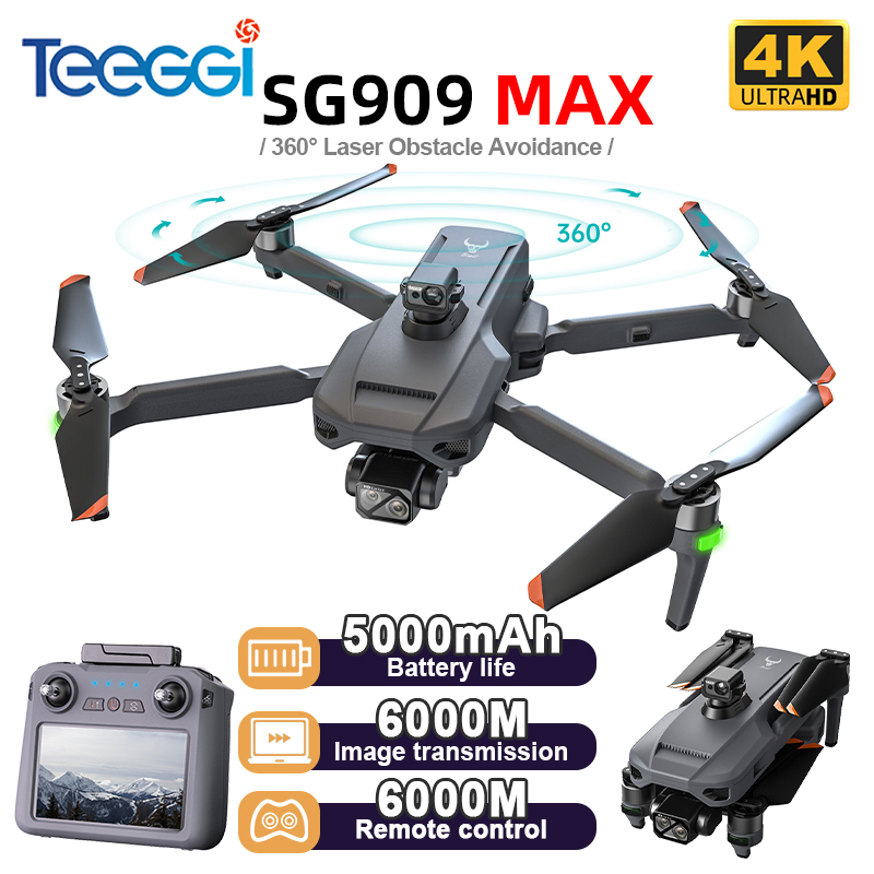Drone Camera Night Vision - Teeggi SG909 MAX GPS 드론(4K 카메라