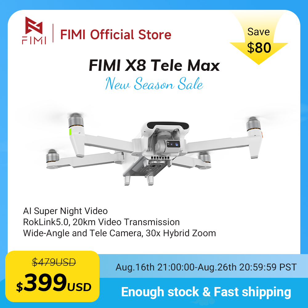 Drone Camera Wide Angle - FIMI X8 텔레 맥스 드론 1/2인치