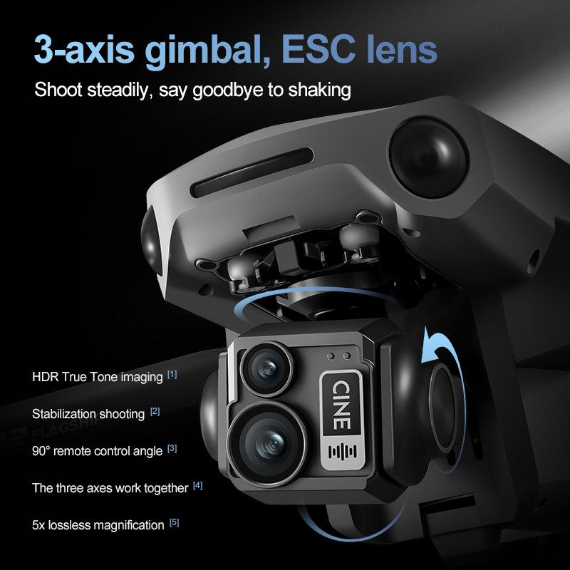 8K 3축 짐벌 브러시리스 7.2인치 터치스크린 FPV - Drone Camera Lens 리뷰 및 가격