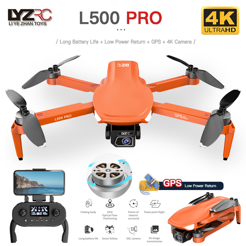 L500 PRO GPS 드론, 4K 전문 HD 듀얼 카 - Drone Camera Wide Angle 리뷰 및 가격