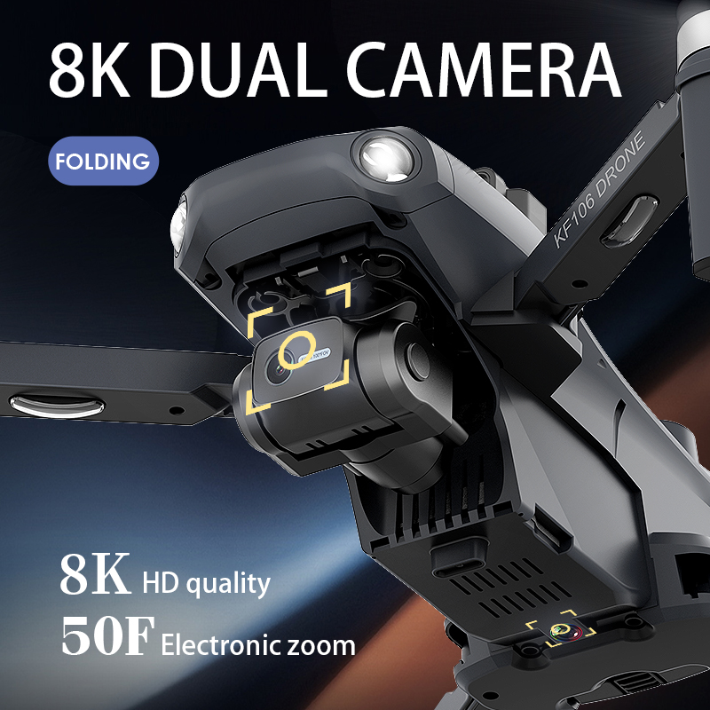 2022 새로운 KF106 Max Drone 8K 전문 - Drone Camera Wide Angle 리뷰 및 가격
