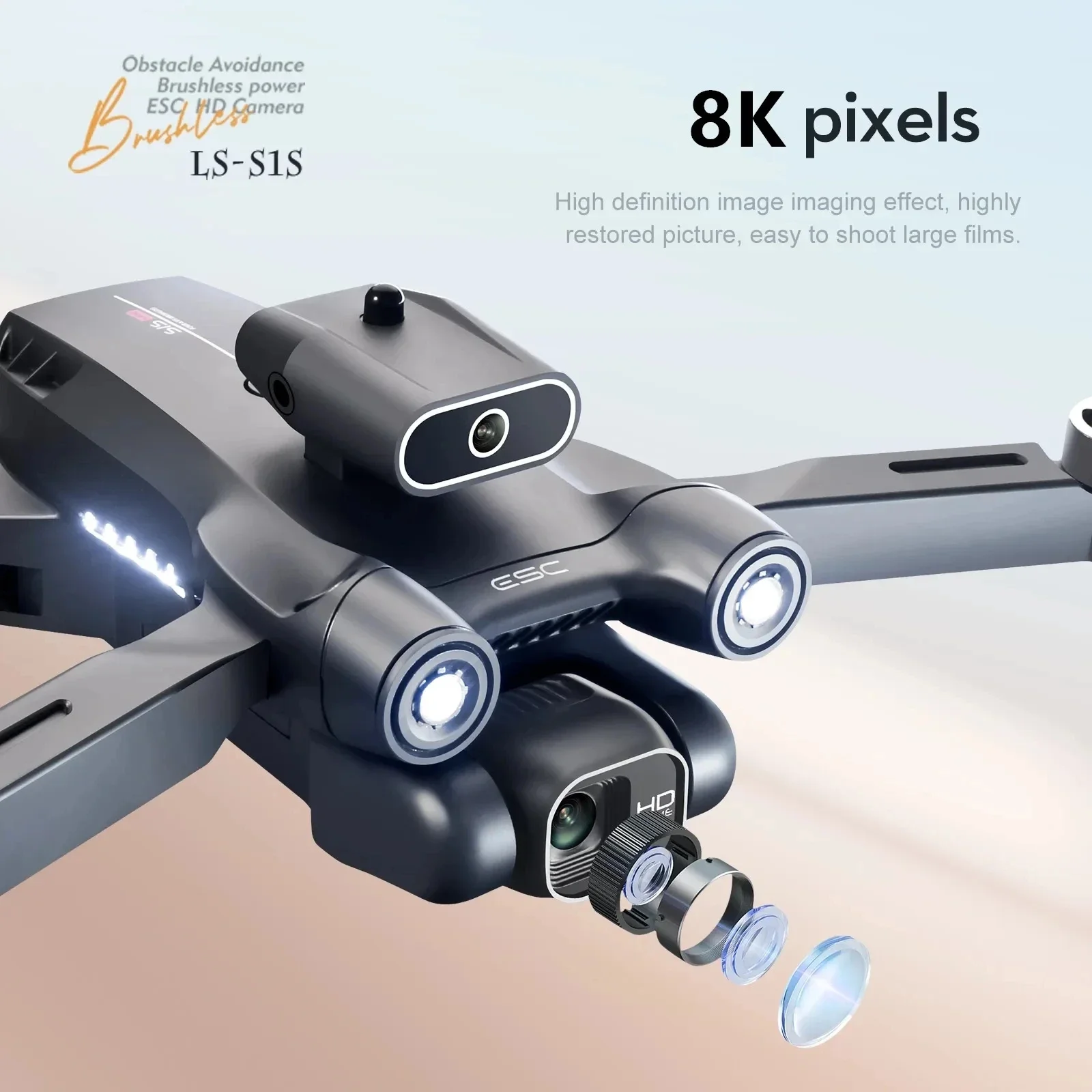 전문 브러시리스 모터 드론 카메라, 장애물 회피 HD  - Drone Camera Mount 리뷰 및 가격