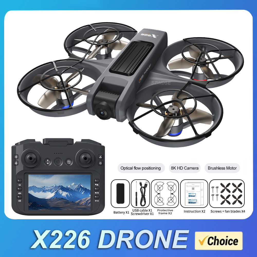 NEW X226 RC 드론 2.4G 5G WIFI 4K - Drone Camera Professional 리뷰 및 가격