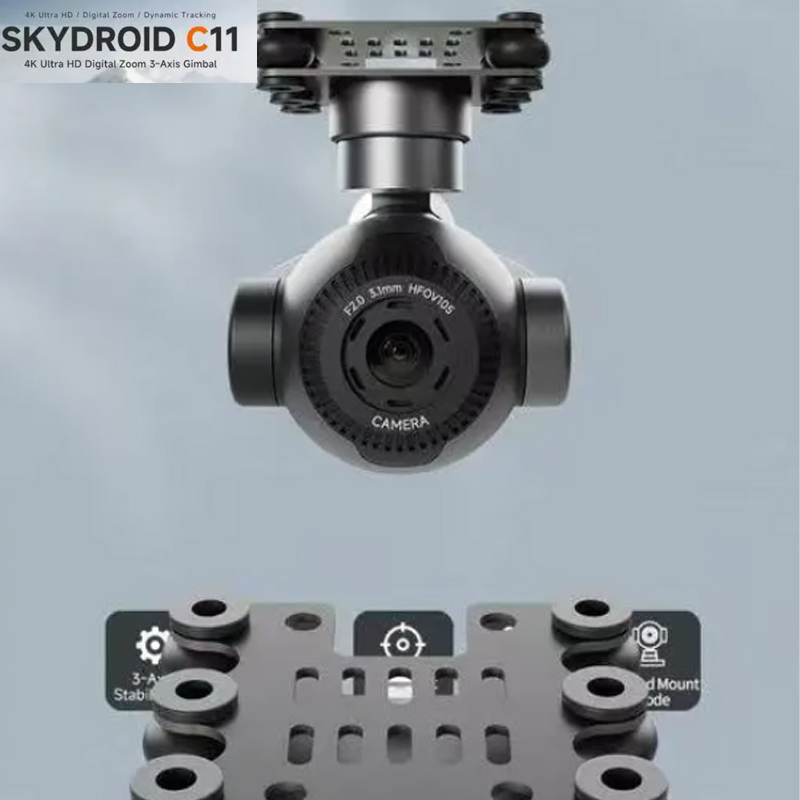 스카이드로이드 C11 4K 3축 짐벌 카메라, 30배  - Drone Camera Waterproof 리뷰 및 가격