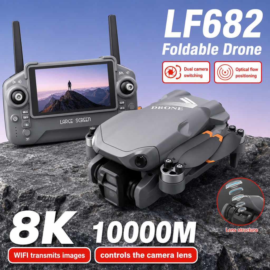 항공 사진 촬영 LF682 드론 8K HD 듀얼 카메라 - Drone Camera Mount 리뷰 및 가격