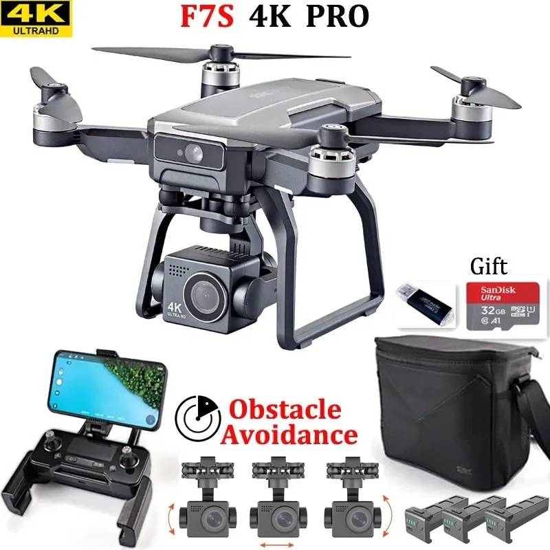 SJRC F7s 4K 프로 드론, 장애물 회피 드론,  - Drone Camera With Gimbal 리뷰 및 가격