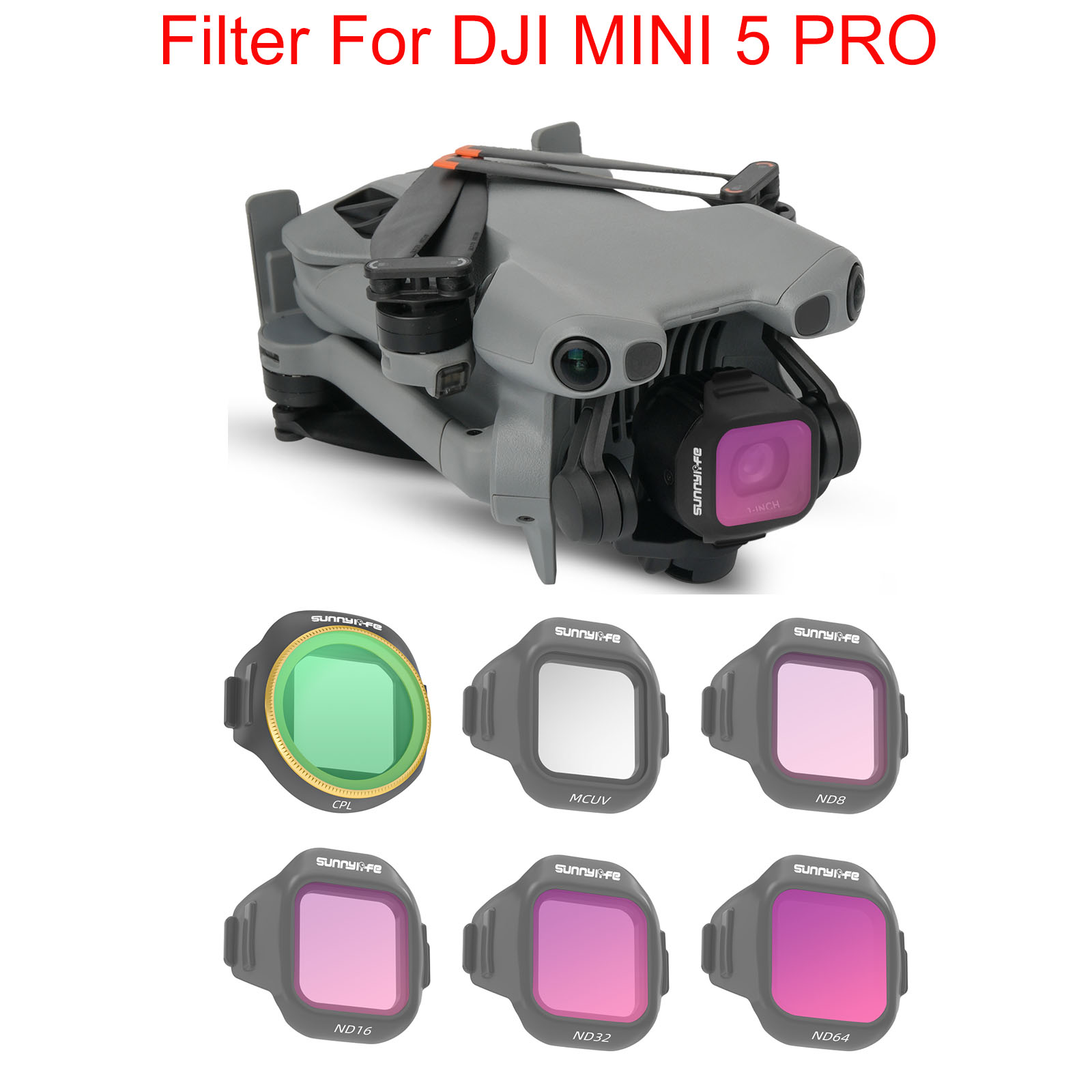 DJI 미니 5 프로용 드론 필터 중립 밀도 폴라 필터 - Drone Camera Filter 리뷰 및 가격