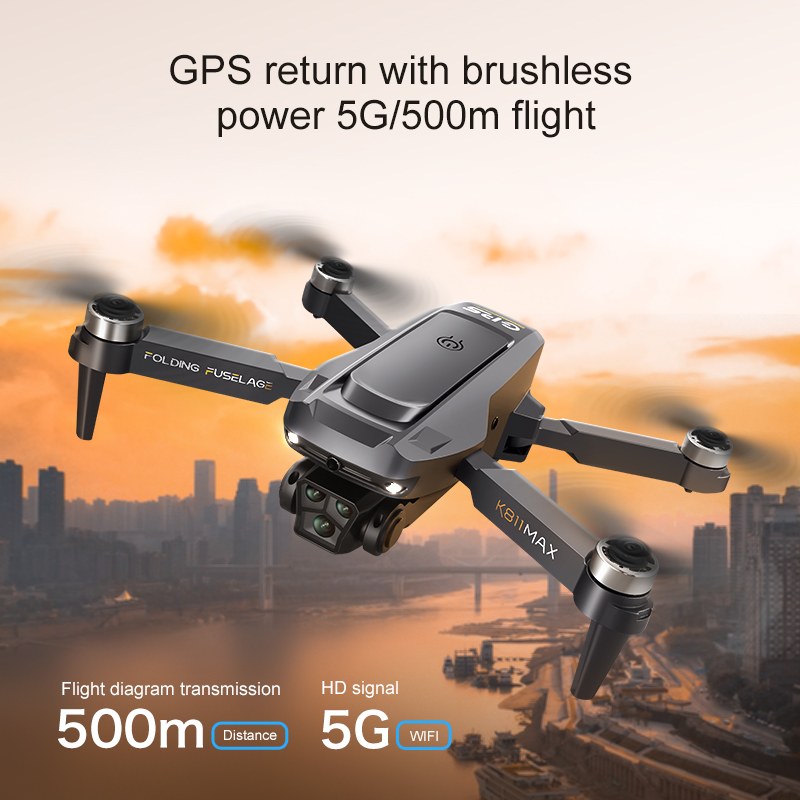 K811MAX 쿼드콥터 드론: 브러시리스, GPS, 자 - Drone Camera 4K 리뷰 및 가격