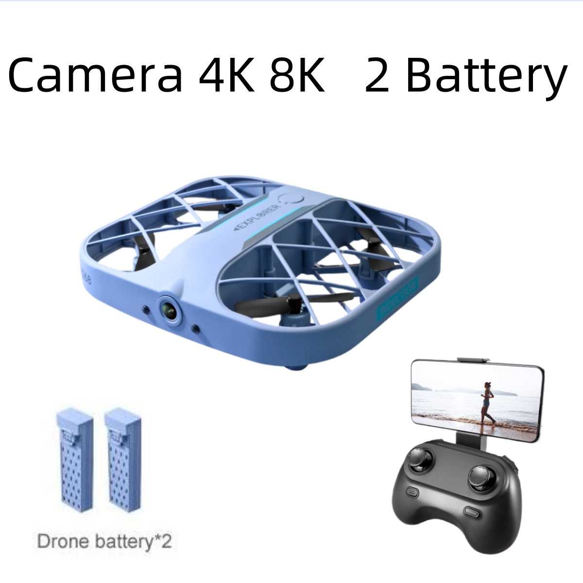 JJRC H107 FPV RC 드론(배터리 2개 포함) - Drone Camera Night Vision 리뷰 및 가격